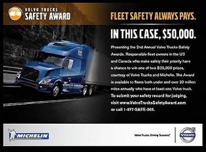 Volvo Trucks Safety Award continues in 2010