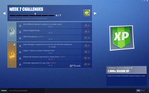 Fortnite Season 5, Week 7 Leaked Challenges - New Stage Challenges ...