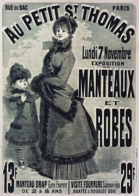 Publicité Vintage - Années 1900 - Au Petit Saint Thomas - Magasin de Nouveautés Situé rue du Bac ...