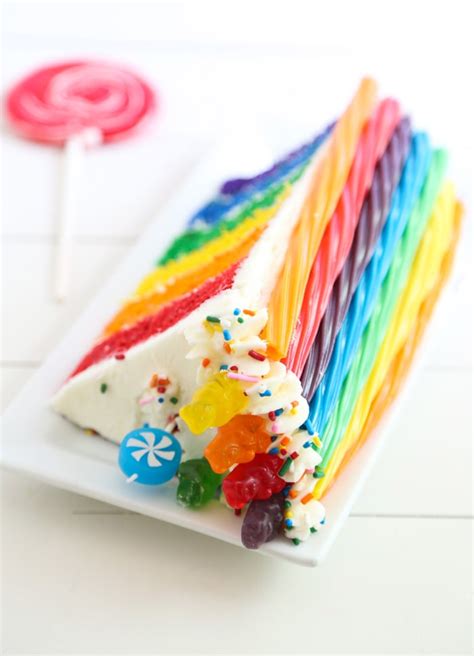 Rainbow Candy Cake - Sprinkle Bakes