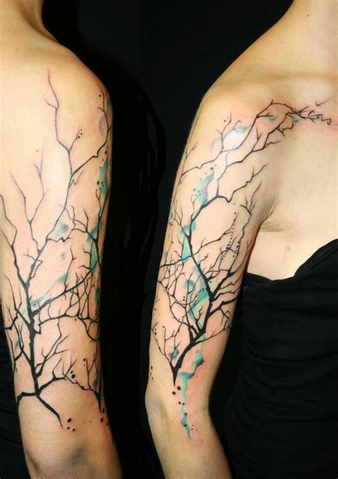 Amazing tree branch tattoo - | TattooMagz › Tattoo Designs / Ink Works ...