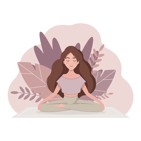 Woman Meditating Drawing