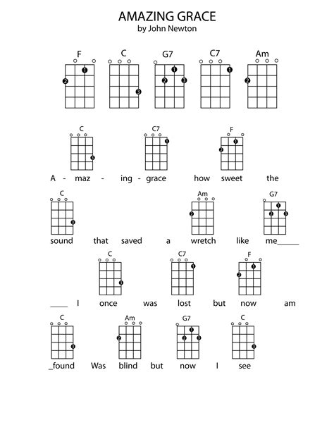 Ukulele Chord Sheet Printable - Printable Word Searches