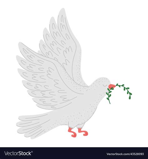 Peace dove Royalty Free Vector Image - VectorStock