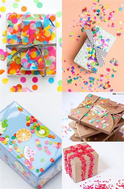 Confetti Wrapped Gifts | Tell Love and Party