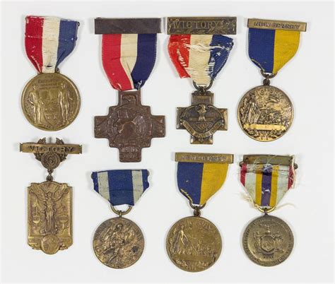 Lot - AMERICAN STATE-ISSUED WORLD WAR I MEDALS