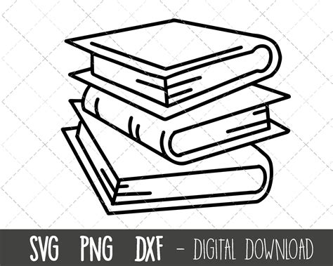 Book Stack Clipart