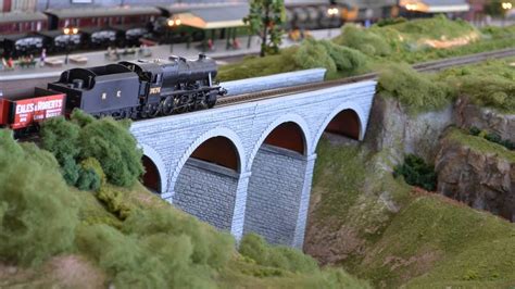 British Model Railway Layout OO Gauge Hornby and Bachmann - YouTube