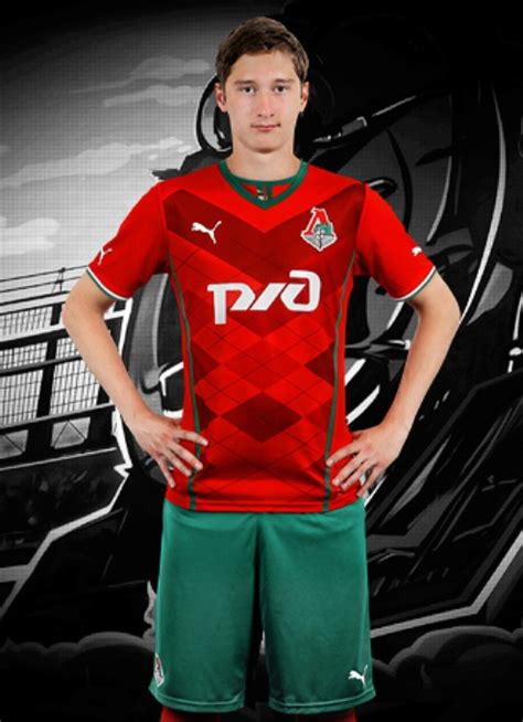 New Lokomotiv Moscow Kits 13-14- Puma Lokomotiv Home Away Third Shirts ...