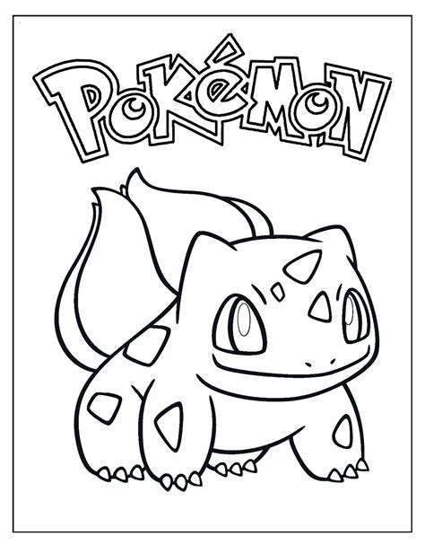 9 Popular Bulbasaur Coloring Pages · Craftwhack