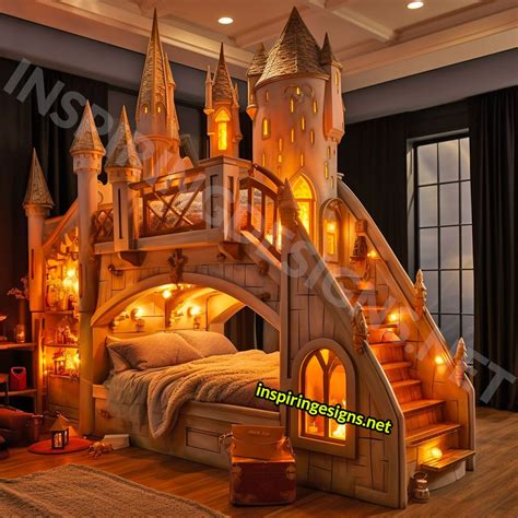 These giant harry potter hogwarts castle kids beds bring the wizarding world to your bedroom ...