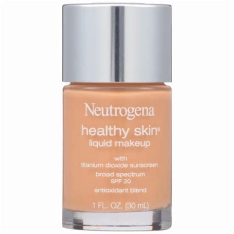 Neutrogena Healthy Skin Liquid Makeup Foundation with Broad Spectrum SPF 20 Sunscreen 90 Warm ...