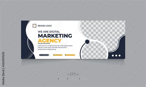 Online Digital Marketing Facebook Cover Page Design and Colorful Social ...