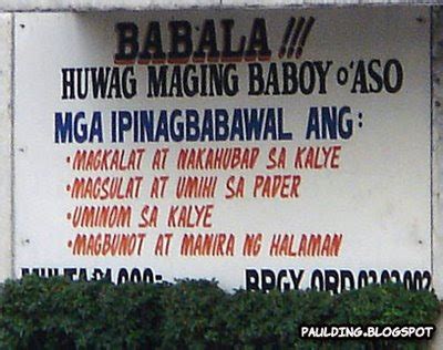 Filipino 12 Blog: BABALA