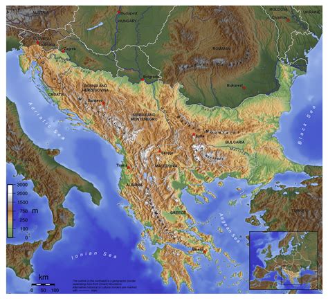 Maps of Balkans | Detailed Political, Relief, Road and other maps of ...