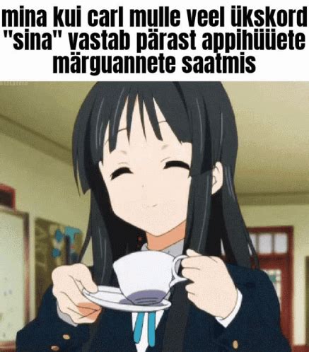 Anime Meme GIF - Anime Meme Mio Akiyama - Discover & Share GIFs