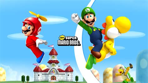 Download Video Game New Super Mario Bros. Wii HD Wallpaper