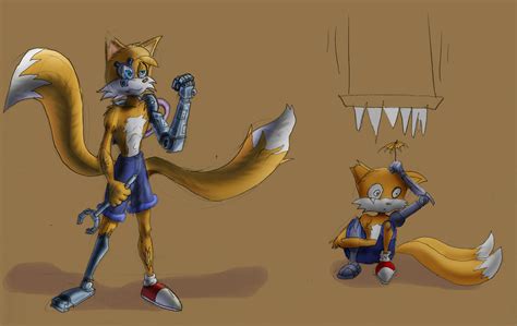 Pseudo Tails Concept by mimic12455 on Newgrounds