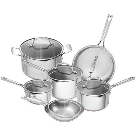 Emeril Lagasse Stainless Steel 12Pc Cookware Set / Best Stainless Steel ...