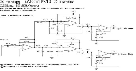 A Guide to Understanding the Active Crossover Circuit Diagram