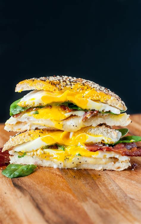 Everything Bagel Breakfast Sandwich Recipe - Peas and Crayons | Breakfast sandwich recipes ...