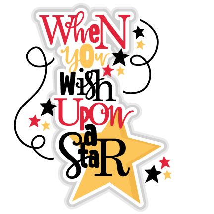 When You Wish Upon a Star Disney Title SVG scrapbook cut file cute clipart files for silhouette ...