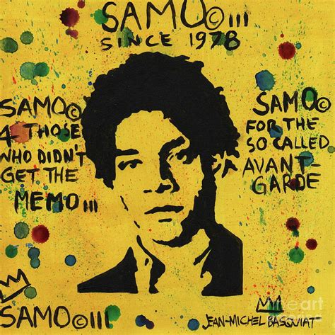 Basquiat Samo Painting by Street Art - Pixels