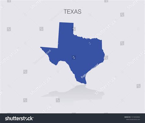 Texas State Map Outline Infographics News Stock Vector (Royalty Free ...