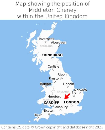 Where is Middleton Cheney? Middleton Cheney on a map