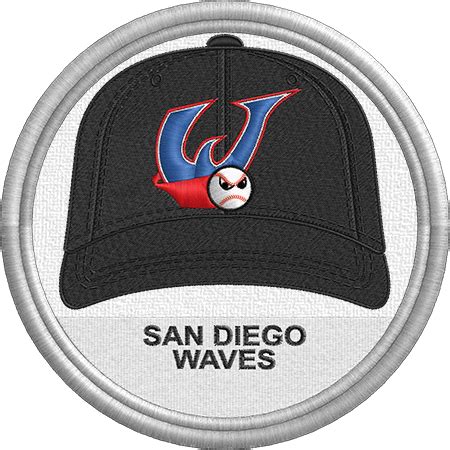 San Diego Waves hat - baseball cap - sports logo - uniform - Western Baseball Association ...