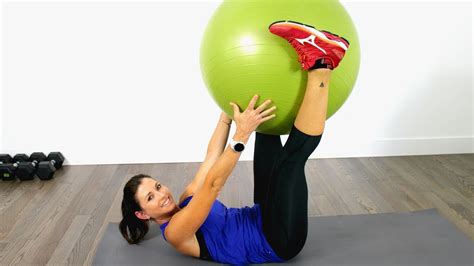 MAD ABS - 20 MINUTE STABILITY BALL CORE WORKOUT - YouTube