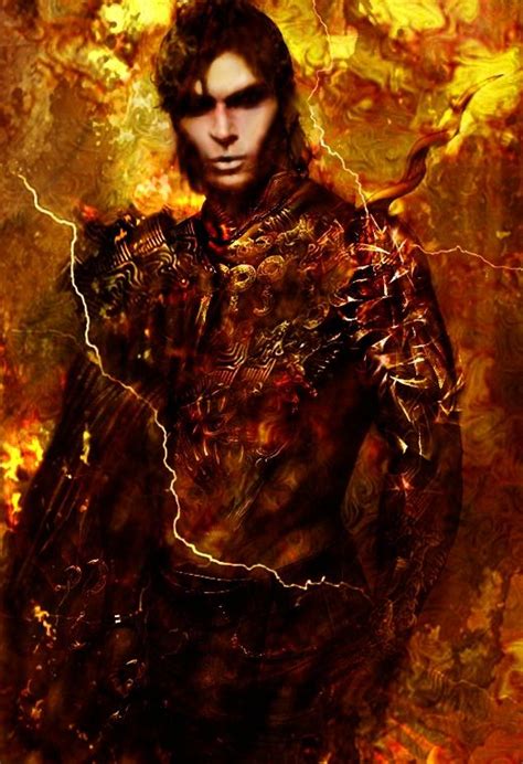 Loki - God of Fire and Lies by *OutfernO on deviantART :: Like the luminosity behind him and the ...