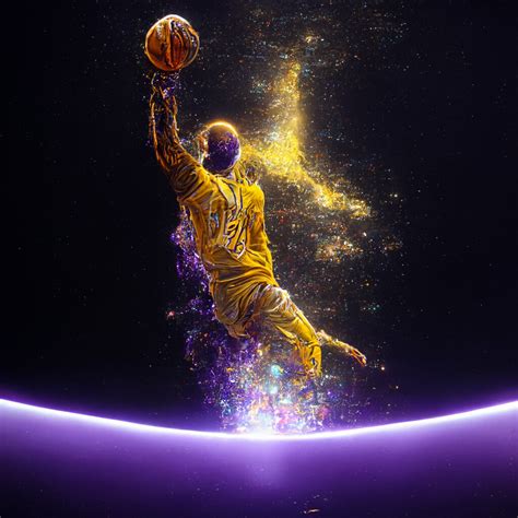 ArtStation - Ai art Galaxy Basketball