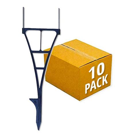 10 Pack - Spider Step Stakes - Designed for 4mm corrugated plastic signs