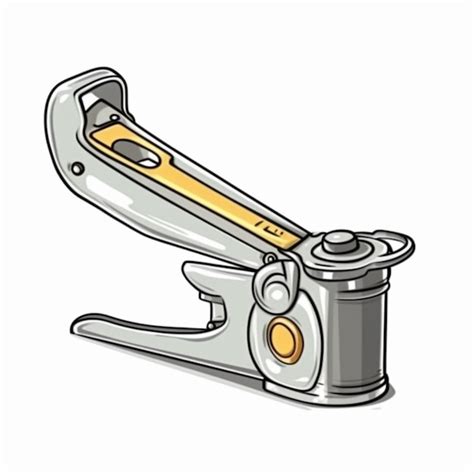 Premium AI Image | A cartoon drawing of a stapler with the word " no ...