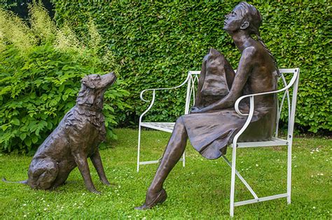 Garden Sculpture | Garden sculpture seen at Lavenham Hall, o… | Flickr