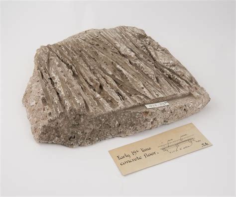 Lime Concrete Floor Specimen, early 19th century, Leicestershire ...