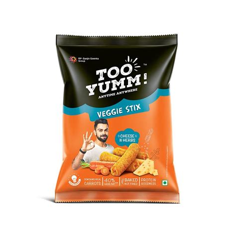 Buy Too Yumm Veggie Stix Cheese & Herbs Crisps Online | blinkit