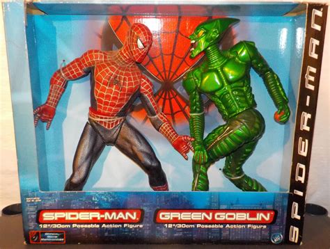 12 Inch Spider-Man vs Green Goblin Action Figures Toy Biz