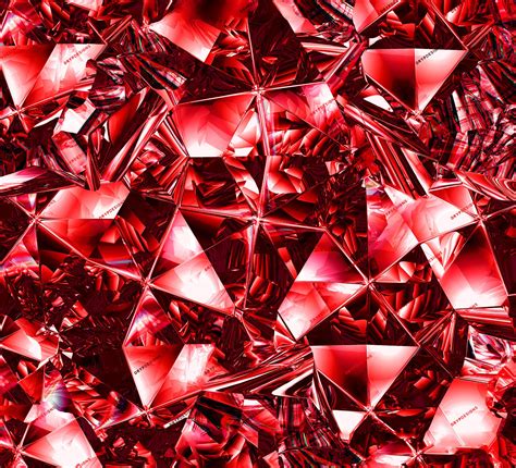 Crushed Red Diamonds Seamless Background — drypdesigns