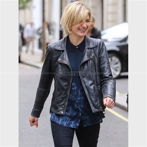 Jodie Whittaker Leather Jacket | Jacketpop