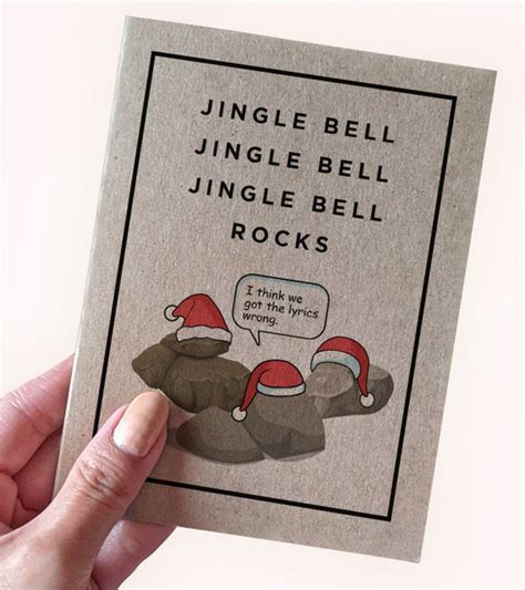 Funny Christmas Songs Card Jingle Bell Jingle Bell Jingle - Etsy Canada