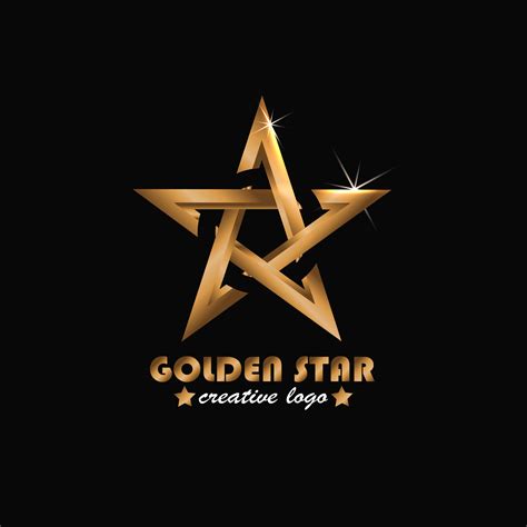 star logo, cut circle shape, and shiny golden color,elegant,modern 8485740 Vector Art at Vecteezy