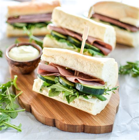 Roast Beef Sandwiches with Horseradish MustardCooking and Beer