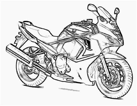 Coloring Pages: Motorcycle Coloring Pages Free and Printable