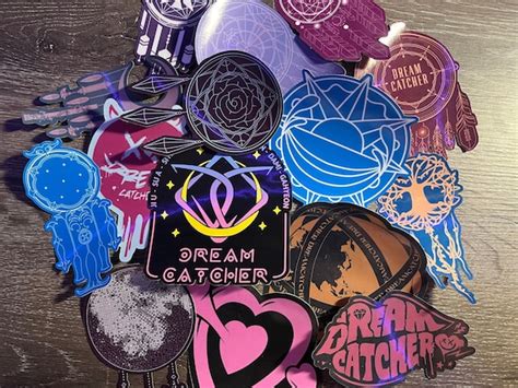 Dreamcatcher Album Cover Logo Sticker 33 Designs Love - Etsy