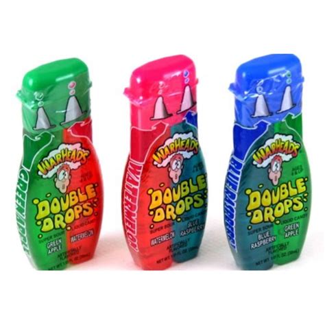 warheads super sour double drops liquid candy 1.01 fluid ounce bottles (pack of 12) - Walmart ...