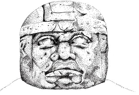 Olmec head by Alheli-delaGarza on DeviantArt