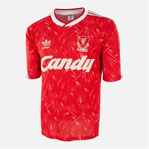 Liverpool Home Shirt 1989-91 Red Candy | Football Shirt – The Vault