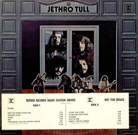 Jethro Tull Benefit US Promo vinyl LP album (LP record) (86991)